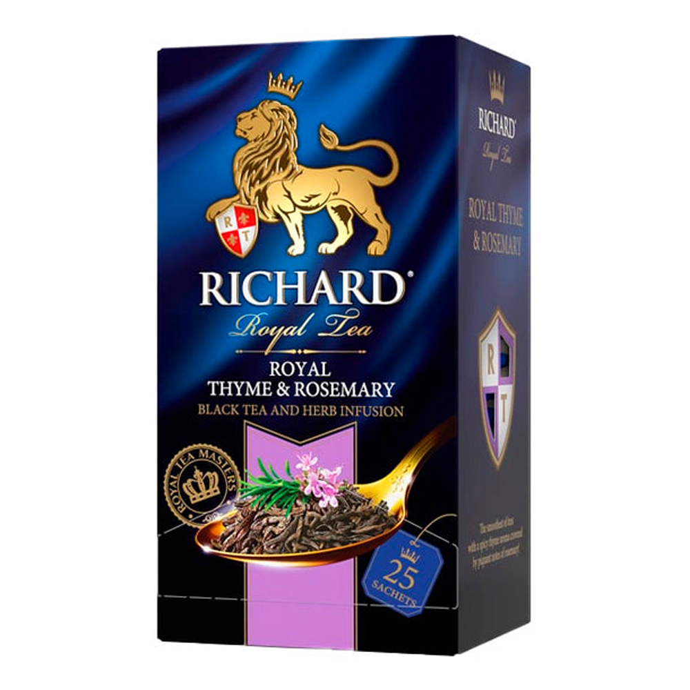 Tea Black Royal Thyme and Rosemary – 25 Tea Bags