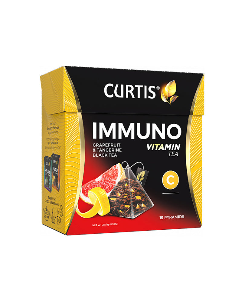 Чай черный Иммуно с грейпфрутом – 15 пакетиков (3D)