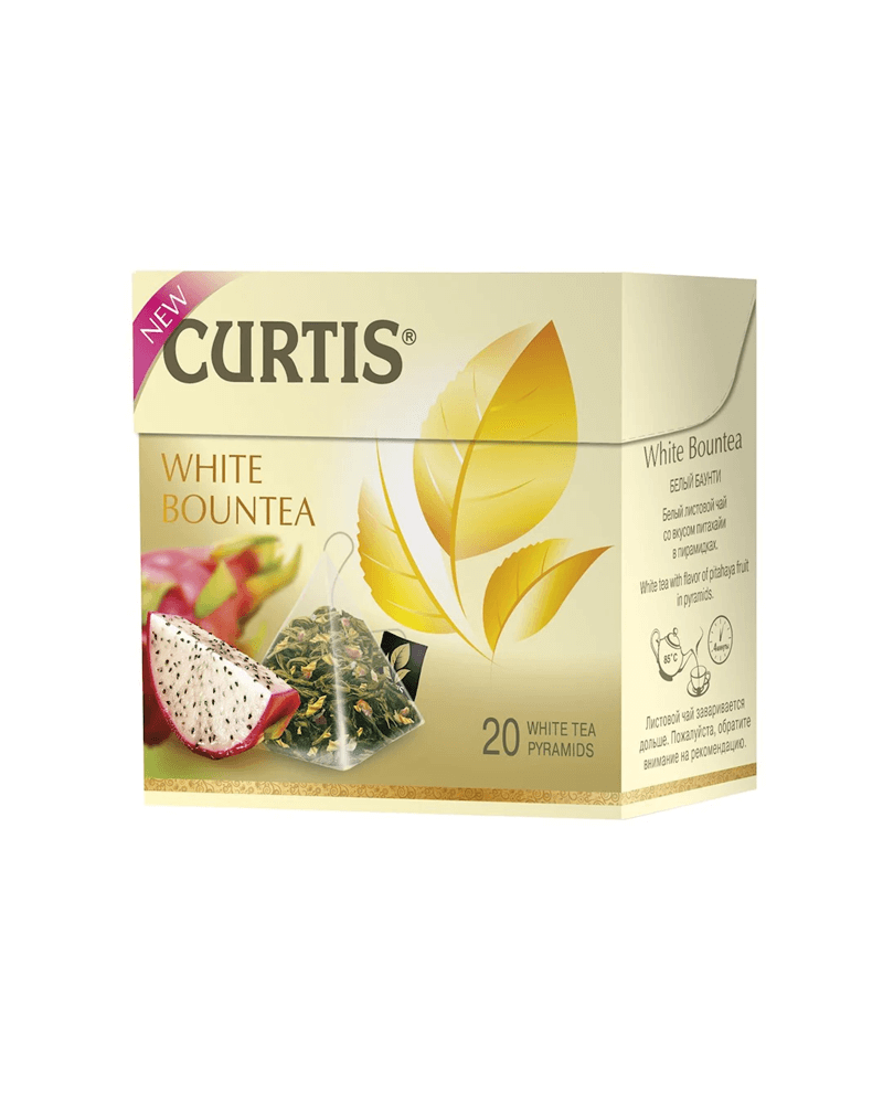 Чай белый белый Bountea – 20 чайных пакетиков (3D)