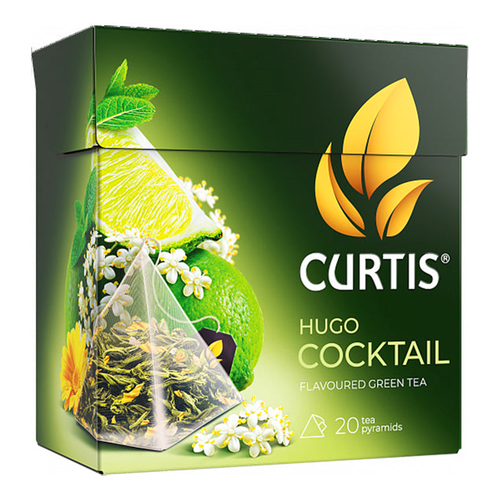 Tea green Hugo Cocktail – 20 Tea Bags (3D)