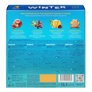 Tea Assorted Winter Tea Set – 4 Flavors – 24 Tea Bags