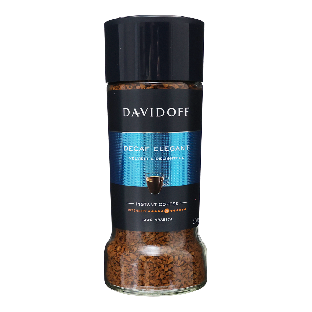 Растворимый кофе без кофеина «Элегантный» – банка – 100 г (3,53 унции)