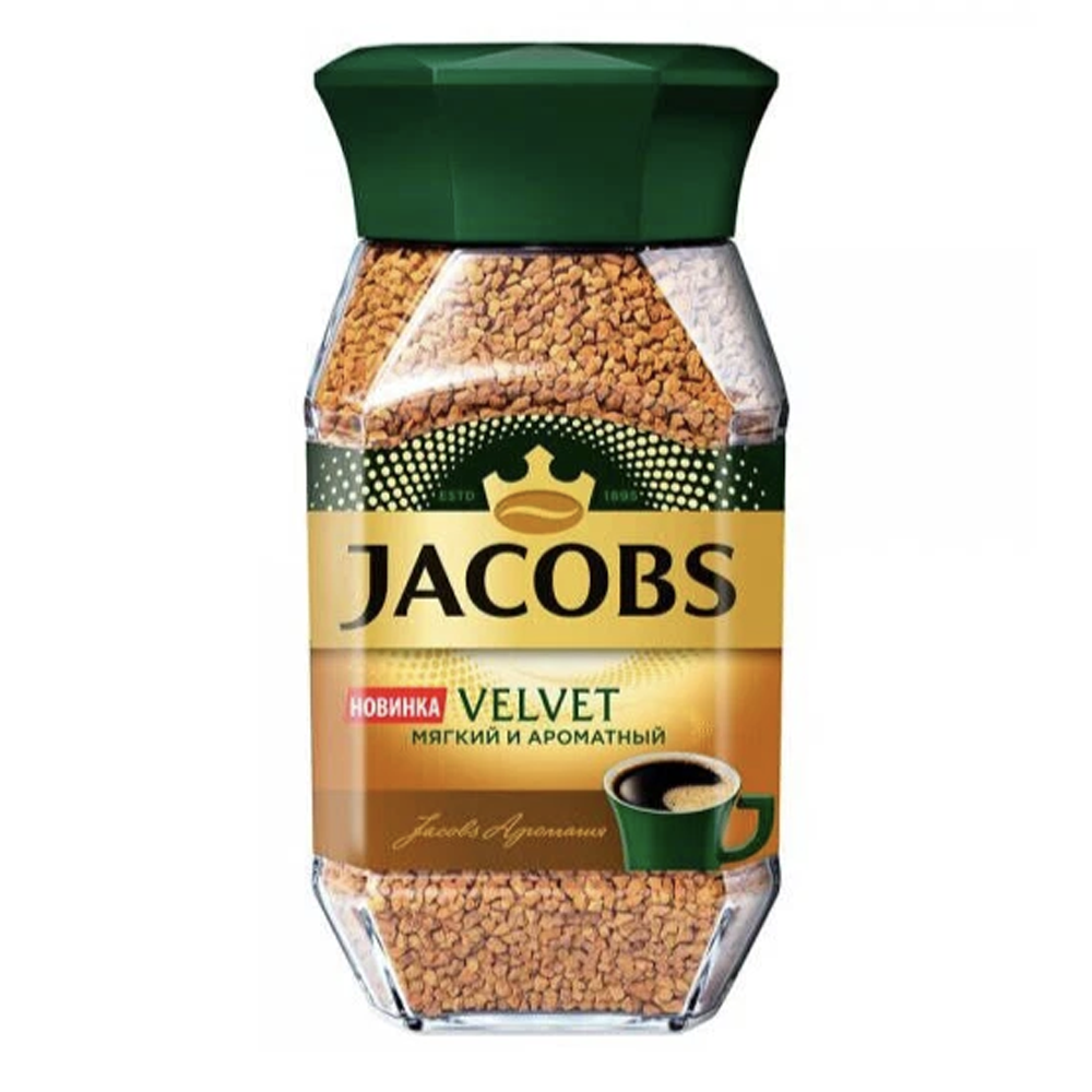Coffee Instant Velvet – Glass – 3.35 oz (95 gr)
