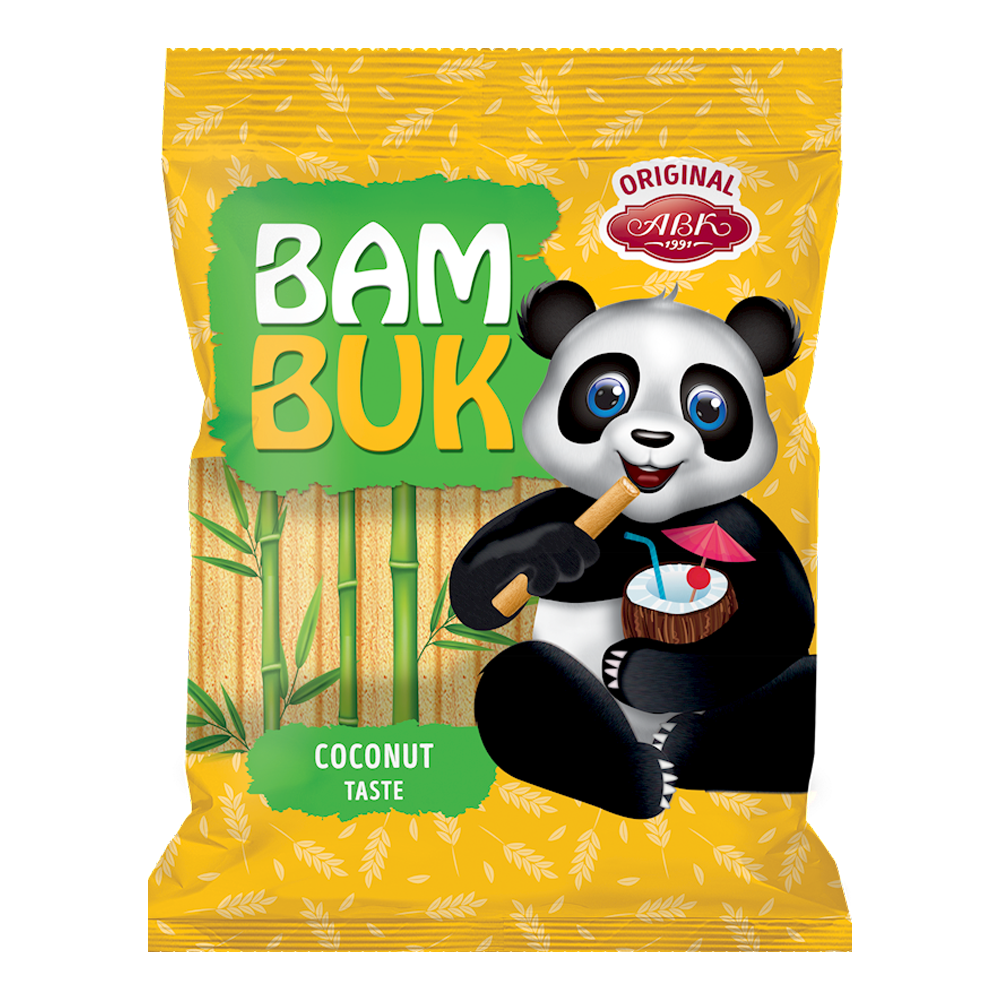 Multicereal Sticks Bambuk – With Coconut – 160 gr