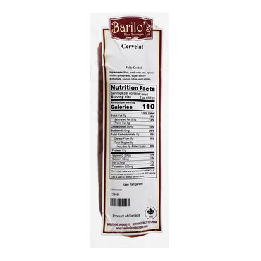 Salami Cooked Cervelat – Pre Pack – approx 1lb