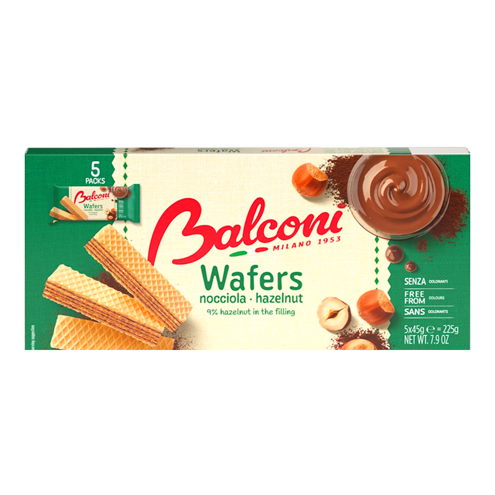 Wafers Multipack Hazelnut – Pack – 7.9 oz (225 gr)