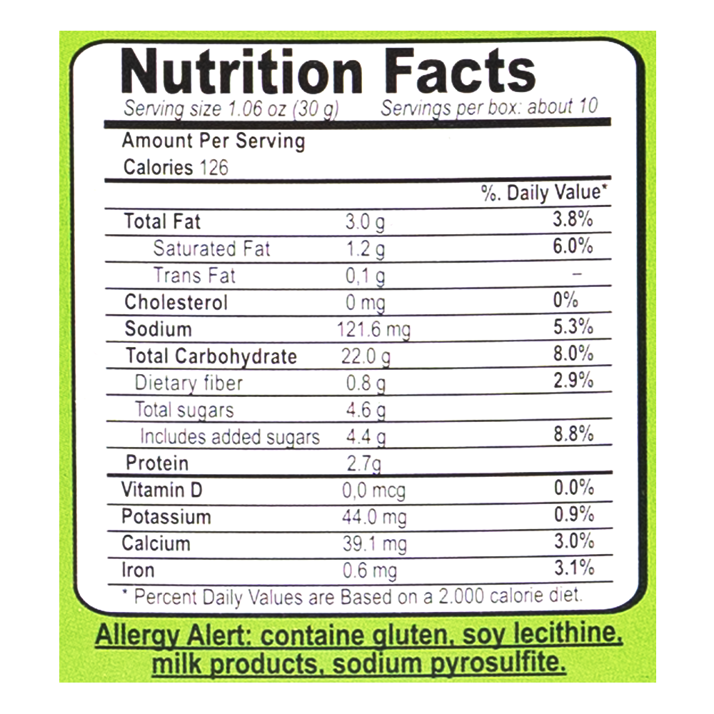 Cookies Zooland – Box – 10.58 oz (300 gr)