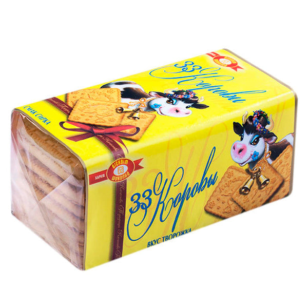 Cookies 33 Korovki With Cream Yogurt – 6.35 oz (180gr)