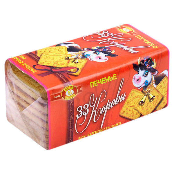 Cookies 33 Korovki With Condensed Milk – 6.35 oz (180gr)