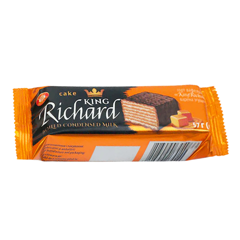 Wafers King Richard with Condensed Milk – 2.01 oz (57gr)