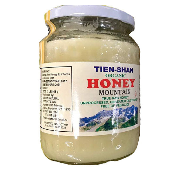 Органический горный мёд Тянь-Шань – 32,03 унции (908 г)