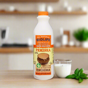 Kefir Probiotic Ryazhenka Orange 3.9% – 30.67 fl oz (907.0ml)