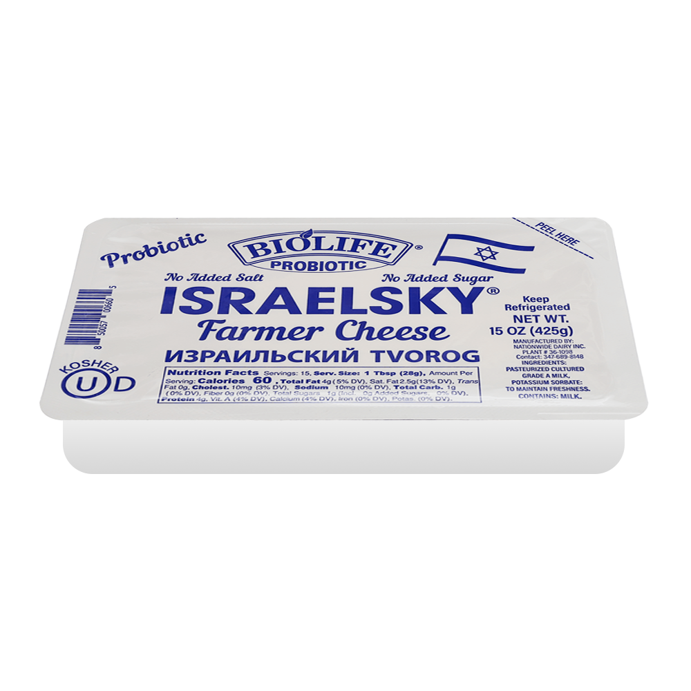 Farmer Cheese Israel – Soft Pack – 15 oz (425gr)