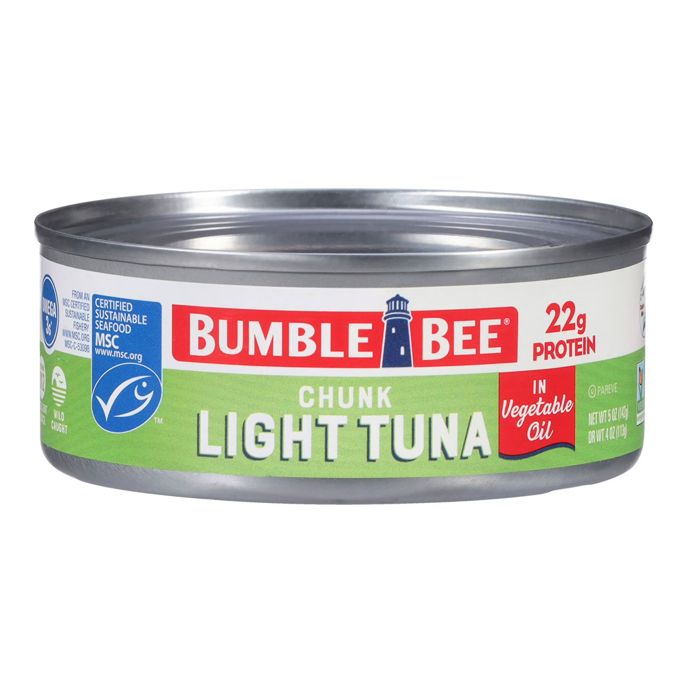 Canned Chunk Tuna with Light Oil – 5 oz (142 gr)