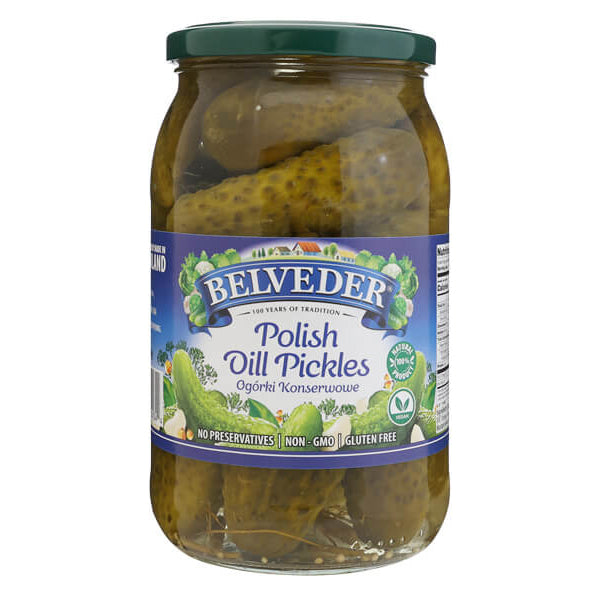 Маринованные соленые огурцы с укропом – 31,75 унции (900 г)