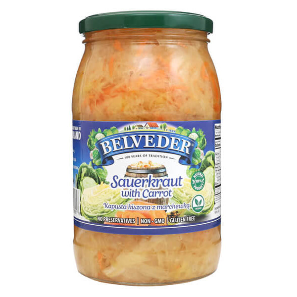 Pickled Sauerkraut with Carrot – 31.75 oz (900gr)
