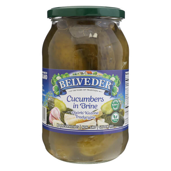 Brine Cucumbers – 31.75 oz (900gr)