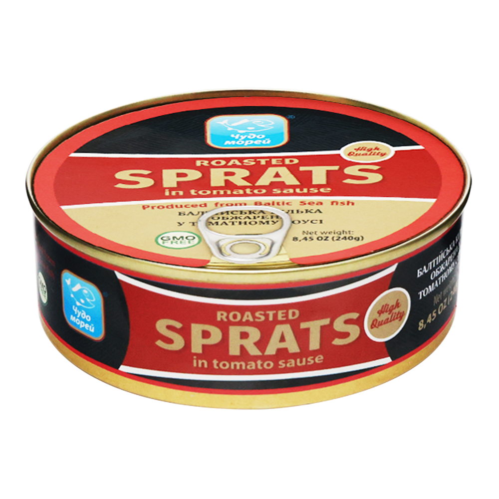 Sprats with Tomato – Can – 8.47 oz (240 gr)