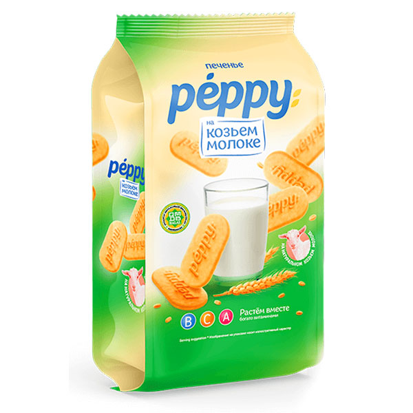 Baby Cookies Peppy with Goat Milk – 6.35 oz (180gr)