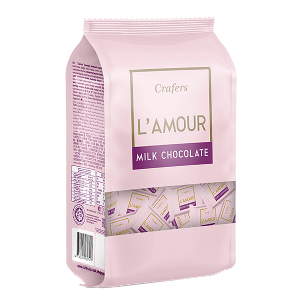 Candy Choco L'Amour Milk – Pack – 15.87 oz (450gr)