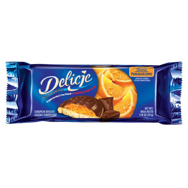 Biscuit Choco Glazed Cookies with Orange – 5.19 oz (147gr)