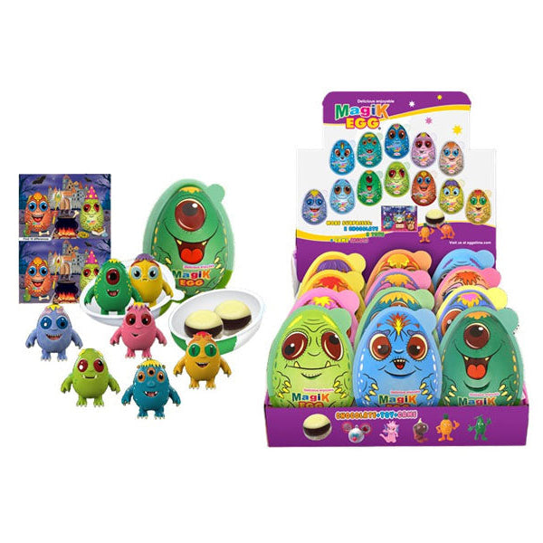 Шоколадные яйца Giant Magik – 1,41 унции (40 г)