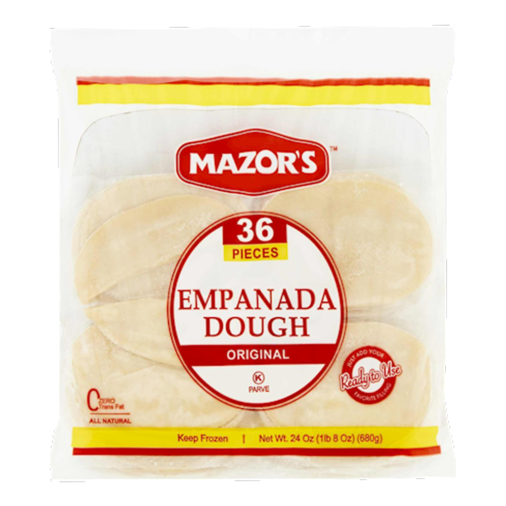 Dough Round Empanada 3" – Pack – 36 Sheets – 24 oz (680 gr)