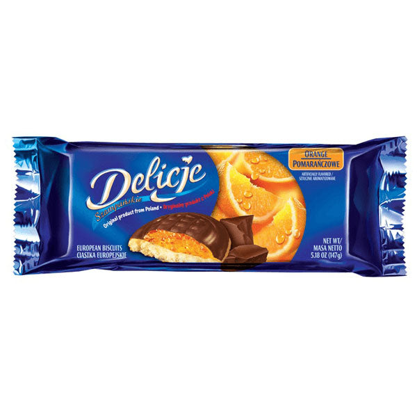 Biscuit Choco Glazed Cookies with Orange – 5.19 oz (147gr)