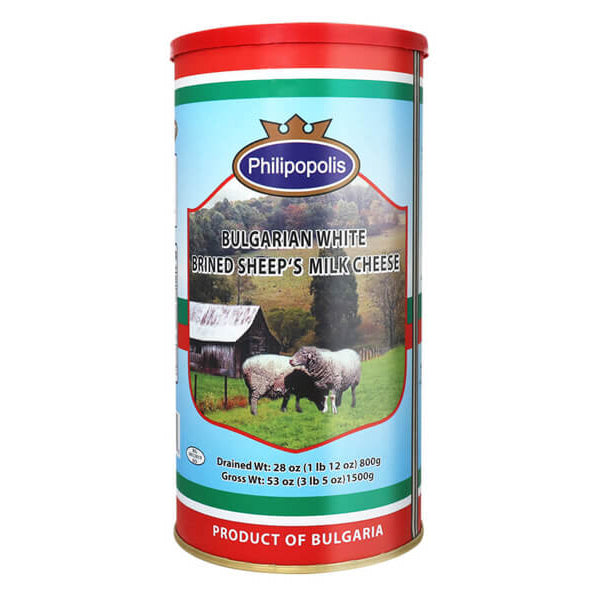Feta Cheese Tin Bulgarian-Sheeps – 28.22 oz (800gr)