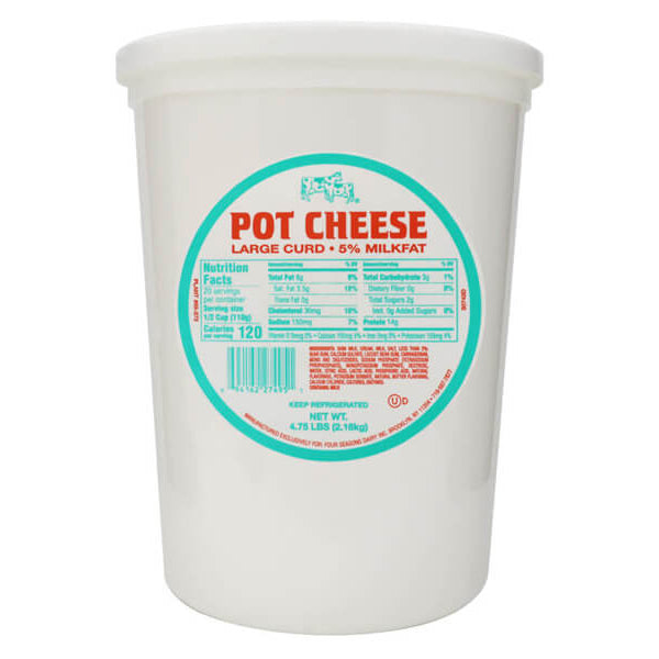 Farmer Pot Cheese Large Curd – 4.76 lb (2.16kg)