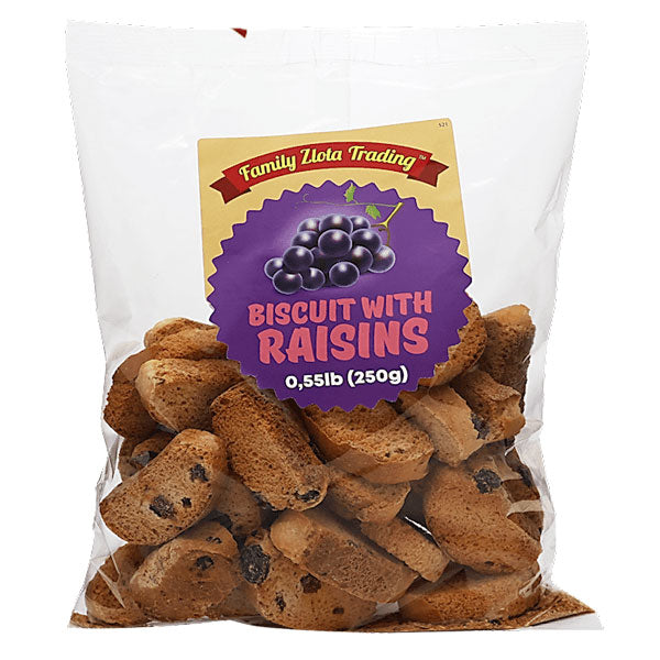 Сухой хлеб сухари с изюмом – 8,82 унции (250 г)