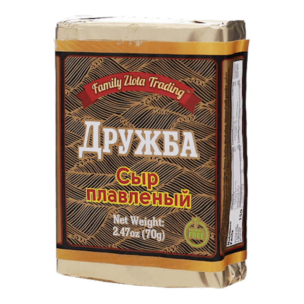 Processed Cheese Druzhba – 2.47 oz (70gr)