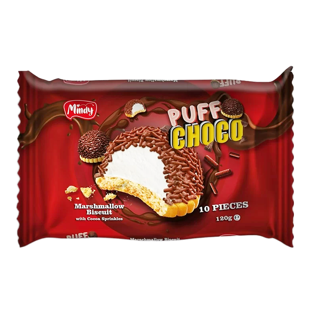 Biscuit Puff Choco with Marshmallow – Pack – 4.23 oz (120 gr)