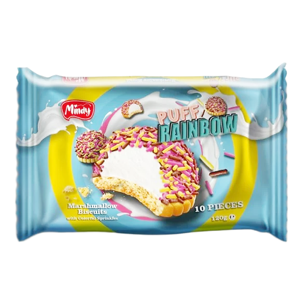 Biscuit Puff Rainbow with Marshmallow – Pack – 4.23 oz (120 gr)