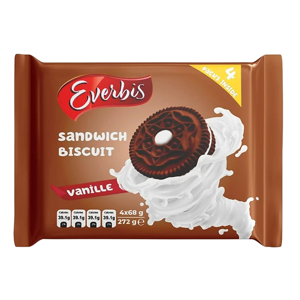 Cookies Sandwich with Cocoa, and Cream – Pack – 9.59 oz (272 gr)