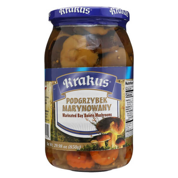 Маринованные грибы, белые грибы – 29,98 унций (850 г)