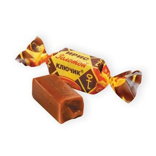 Конфеты Ириска Ирис-Золотой Ключик – около 1 кг.