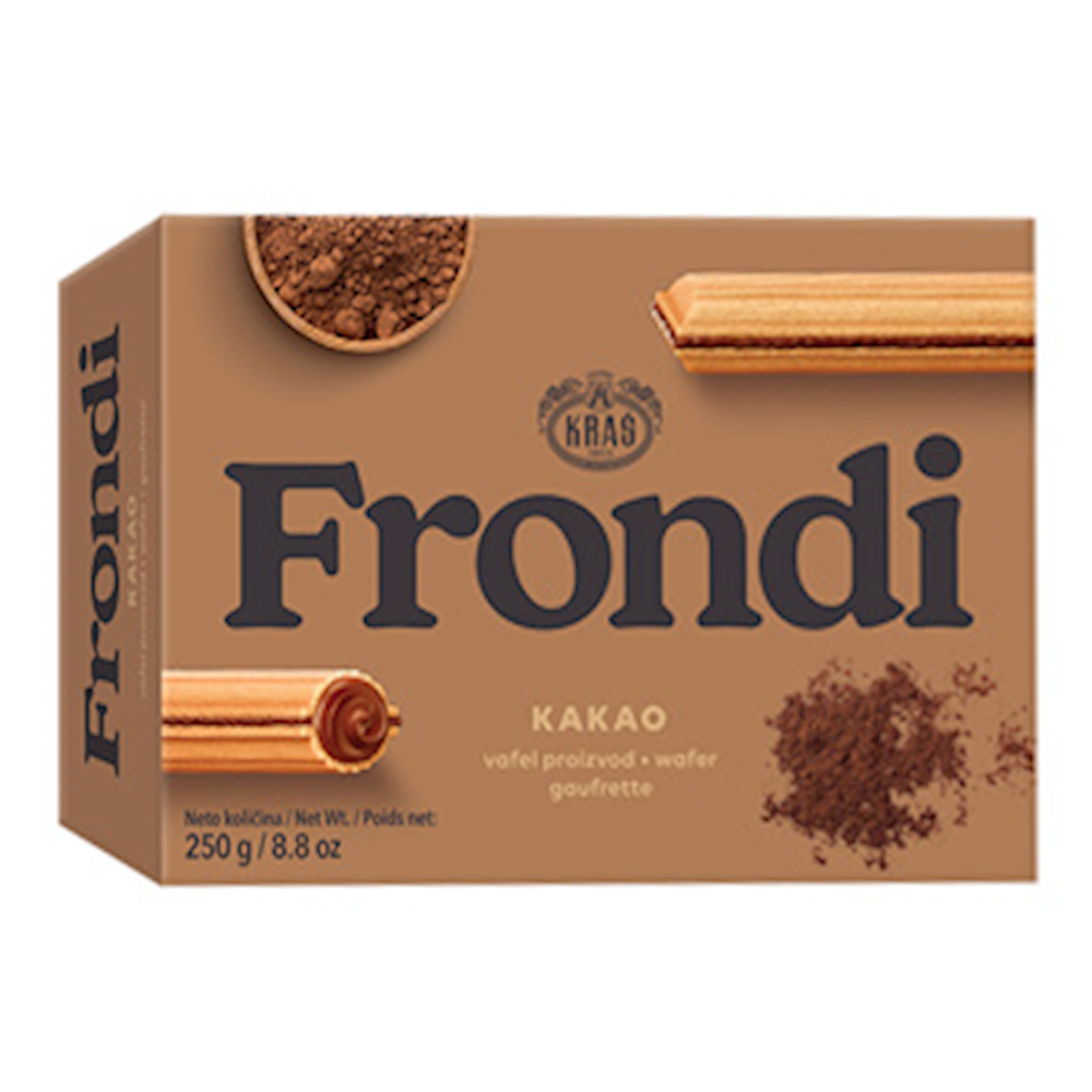 Wafers Maxi Frondi – Cocoa – 8.82 oz (250 gr)