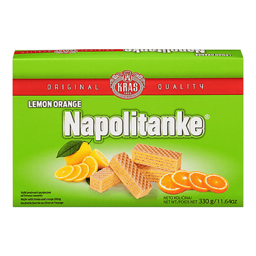 Wafers Napolitanke Lemon and Orange – 11.53 oz (327gr)