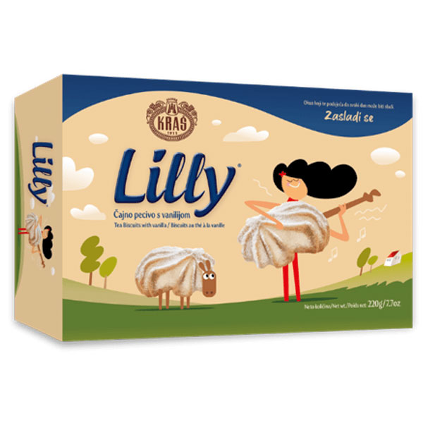 Cookies Lilly Vanilla – 7.76 oz (220gr)
