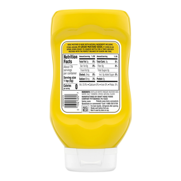 Sauce Mustard Yellow – Bottle – 14 oz (397 gr)