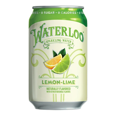 Water Sparkling Lemon Lime 8 pk – Can – 12oz (355ml)