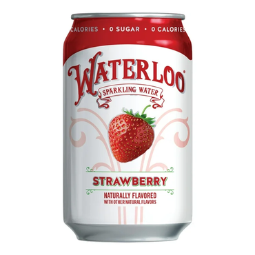 Газированная вода со вкусом клубники, 8 шт. – Банка – 12 унций (355 мл)