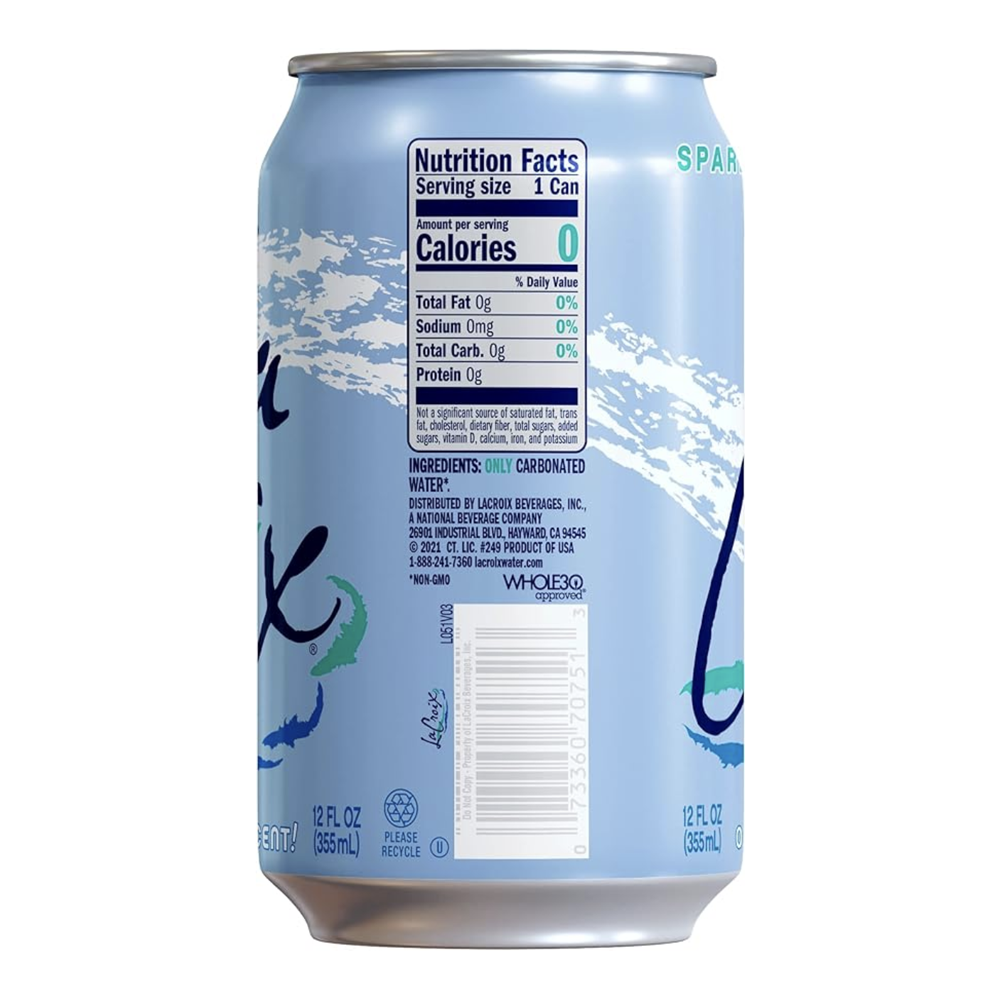 Газированная вода, 12 шт. – банка – 12 унций (355 мл)