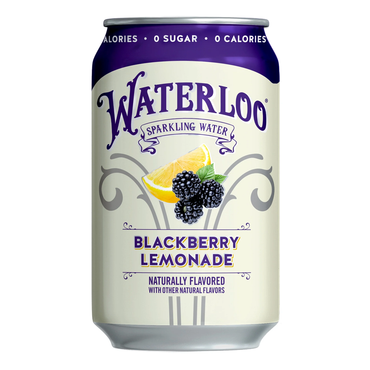 Газированный ежевичный лимонад, 8 шт. – Банка – 12 унций (355 мл)