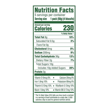 Бисквитный завтрак с корицей – 8,8 унций (250 г)