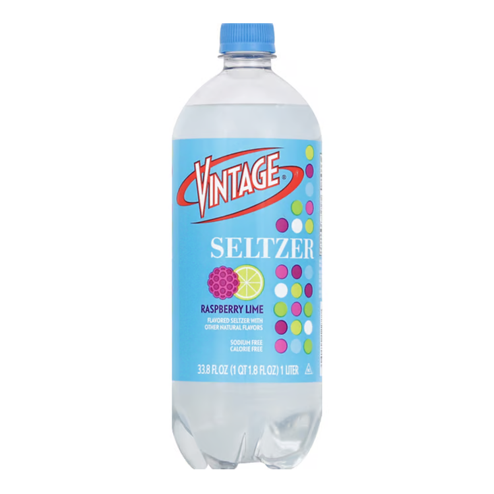 Water Seltzer Raspberry Lime – 33.8oz (1lt)