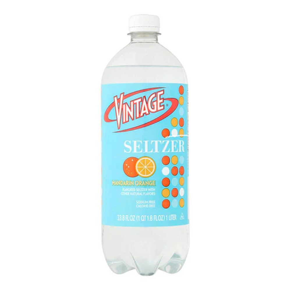 Water Seltzer Orange – 33.8oz (1lt)