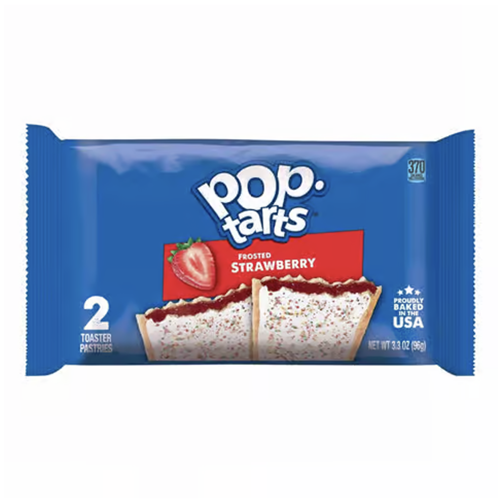 Пирожные Pop-Tarts со вкусом клубники – 2 × 3,6 унции (2 × 102 г)