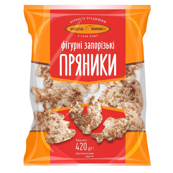 Пряники Запорожские — 14.82 унции (420гр)